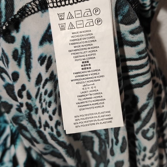 Michael Kors Cheetah Print Dress Small NWOT Cold Shoulder Short Sleeve Body Con - Picture 5 of 6